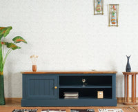 Porto Wooden One Door TV Cabinet Furniselan China-Blue