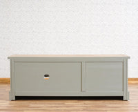 Porto Wooden One Door TV Cabinet Furniselan Cool-Grey
