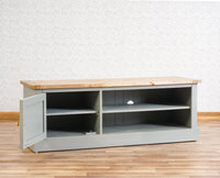 Porto Wooden One Door TV Cabinet Furniselan Cool-Grey