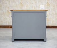 Porto Wooden Two door and One Drawer Sideboard Cabinet - Tv Cabinet - Furniselan Cool-Grey
