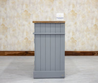 Porto Wooden Two door and One Drawer Sideboard Cabinet - Tv Cabinet - Furniselan Cool-Grey