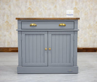Porto Wooden Two door and One Drawer Sideboard Cabinet - Tv Cabinet - Furniselan Cool-Grey