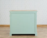 Porto Wooden Two door and Two Drawer Sideboard Cabinet Furniselan Silt-Green