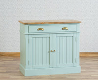 Porto Wooden Two door and Two Drawer Sideboard Cabinet Furniselan Silt-Green