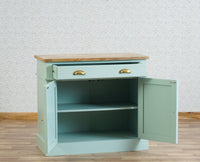 Porto Wooden Two door and Two Drawer Sideboard Cabinet Furniselan Silt-Green