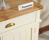 Porto Wooden Two door and Two Drawer Sideboard Cabinet Large - Tv Cabinet - Furniselan Milky-White