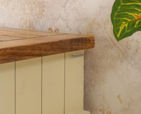 Porto Wooden Two door and Two Drawer Sideboard Cabinet Large - Tv Cabinet - Furniselan Milky-White