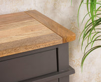 Porto Wooden Two door and Two Drawer Sideboard Cabinet Large - Tv Cabinet - Furniselan Slate-Grey