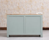 Portugal Solid Wood 6 Drawer Chest of Drawer - Chest of Drawer - Furniselan  Silt-Green