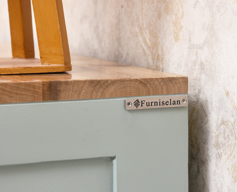 Portugal Solid Wood 6 Drawer Chest of Drawer - Chest of Drawer - Furniselan  Silt-Green