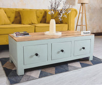 Portugal Solid Wood 6 Drawers Coffee Table - Coffee Table - Furniselan