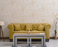 Portugal Solid Wood Coffee Table With Two Stool - Stools - Furniselan - Cool Grey