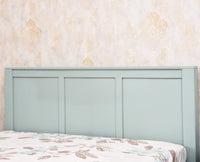 Portugal Solid Wood Queen Size Bed - King Size Bed - Furniselan - Silt Green