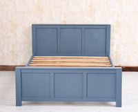 Portugal Solid Wood Queen Size Bed - King Size Bed - Furniselan - China Blue