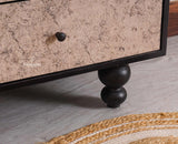 Puebla Solid Wood Six Drawer Chest of Drawer - Sideboard - Furniselan - Black-Finish