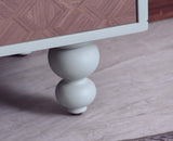Puebla Solid Wood Six Drawer Chest of Drawer - Sideboard - Furniselan Silt Green 
