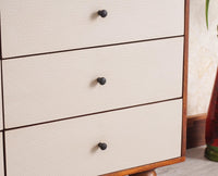 Puebla Solid Wood Six Drawer Chest of Drawer - Sideboard - Furniselan - Brown Finish