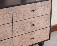 Puebla Solid Wood Six Drawer Chest of Drawer - Sideboard - Furniselan
