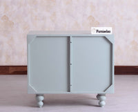 Puebla Solid Wood Two Door Cabinet - Sideboard - Furniselan