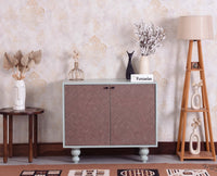 Puebla Solid Wood Two Door Cabinet - Sideboard - Furniselan