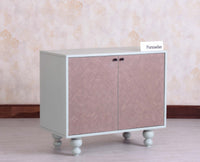 Puebla Solid Wood Two Door Cabinet - Sideboard - Furniselan