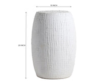 Puraw Outdoor Accent Table white