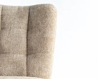 Quintra Nova Bar Chair – Modern Upholstered Bar Chair for Home & Café Textured Beige