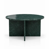 Mira Green Marble Coffee Table Set of 2 - Green