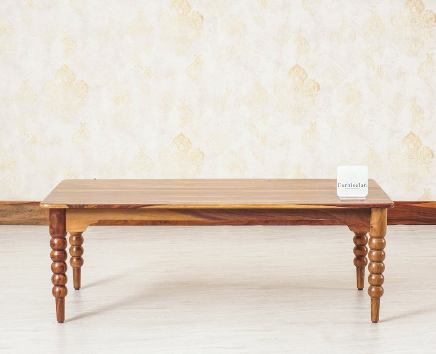 Richmond Sheesham Wood Coffee Table Furniselan - Teak-Finish