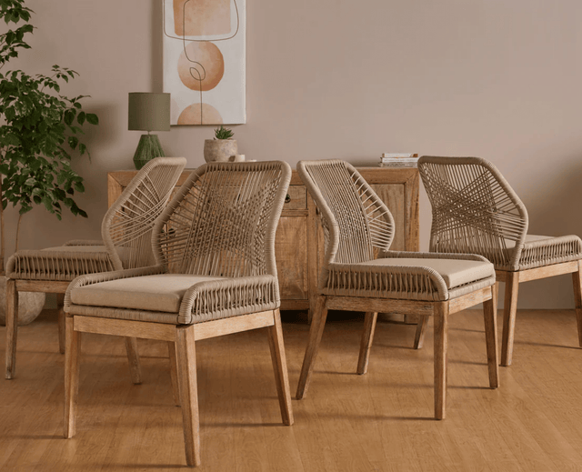 Rishikesh Tranquil Outdoor Chair - Dining Chair - Furniselan - Natural