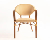 Riviera Curved Outdoor Chair - Outdoor chair - Furniselan - Dark-Walnut