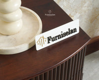 Rome Wooden Bedside Table Two and One Drawer Furniselan Grey Finish