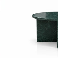 Mira Green Marble Coffee Table Set of 2 - Green