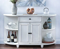 Russia Wooden Bar Cabinet Furniselan - Milky-White