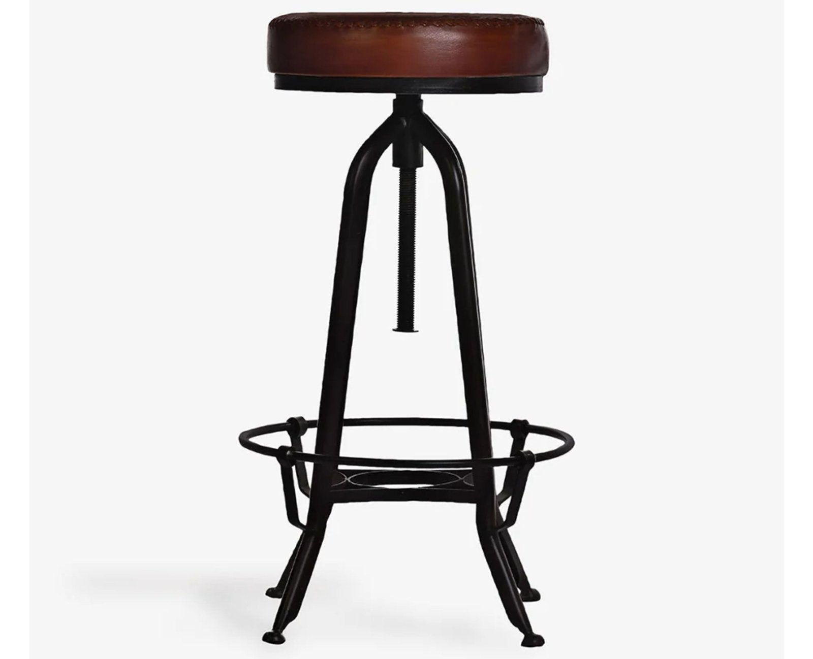 Rustic Revolve Seat - Furniselan - Brown