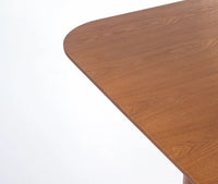 Savero Plywood 8 Seater Dining Table Honey Oak