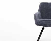 Seattle Cotton Dining Chair Furniselan Dark Grey