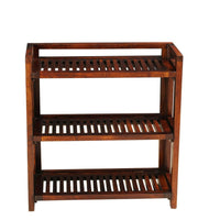 Seattle Mango Wood Shoe Rack Furniselan - Brown