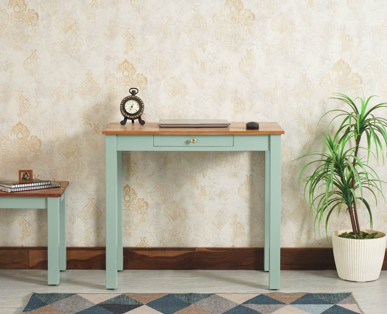 Buy Solid Wood Study Table with One Drawer Online on Furniselan
