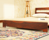 Seoul Sheesham Sofa Cum Bed Maple Finish