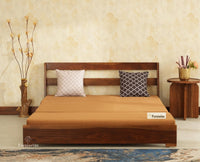 Seoul Sheesham Sofa Cum Bed Teak Finish