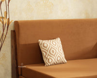 Seoul Sheesham Sofa Cum Bed Teak Finish