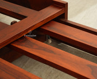 Seoul Sheesham Sofa Cum Bed Maple Finish