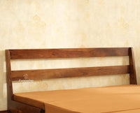 Seoul Sheesham Sofa Cum Bed Teak Finish