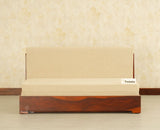 Seoul Sheesham Sofa Cum Bed Maple Finish