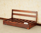 Seoul Sheesham Sofa Cum Bed Maple Finish