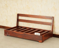 Seoul Sheesham Sofa Cum Bed Maple Finish