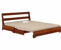 Seoul Sheesham Sofa Cum Bed Furniselan