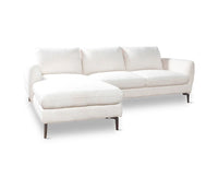 Shoreditch 3 Seater Left Hand Side Facing Sofa Furniselan White