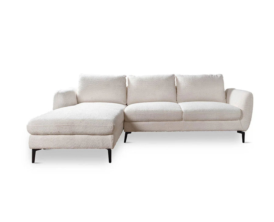Shoreditch 3 Seater Left Hand Side Facing Sofa Furniselan White